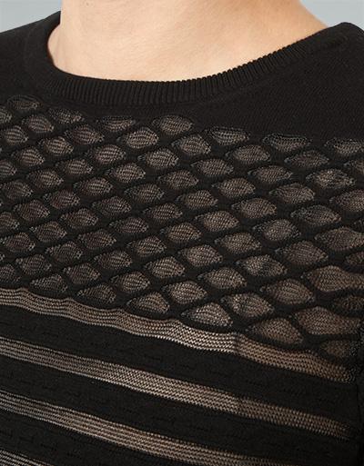 TWIN-SET Pullover mit transparenten Details Sonderangebot der Fabrik