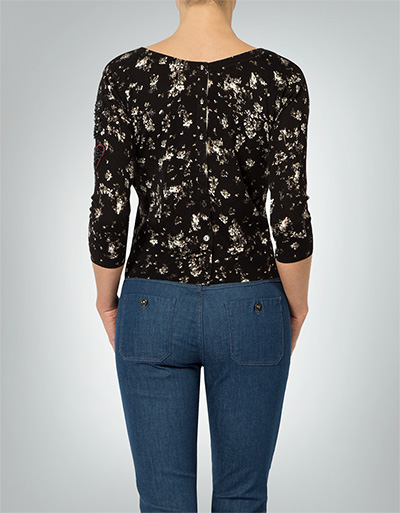 TWIN-SET Pullover mit floralem Allover Print 50% Rabatt mit kostenlosem Versand