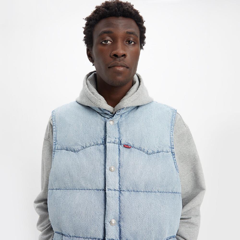 laredoute Gestepptes Jeans-Gilet hellblau LEVI'S VIP-Rabatte