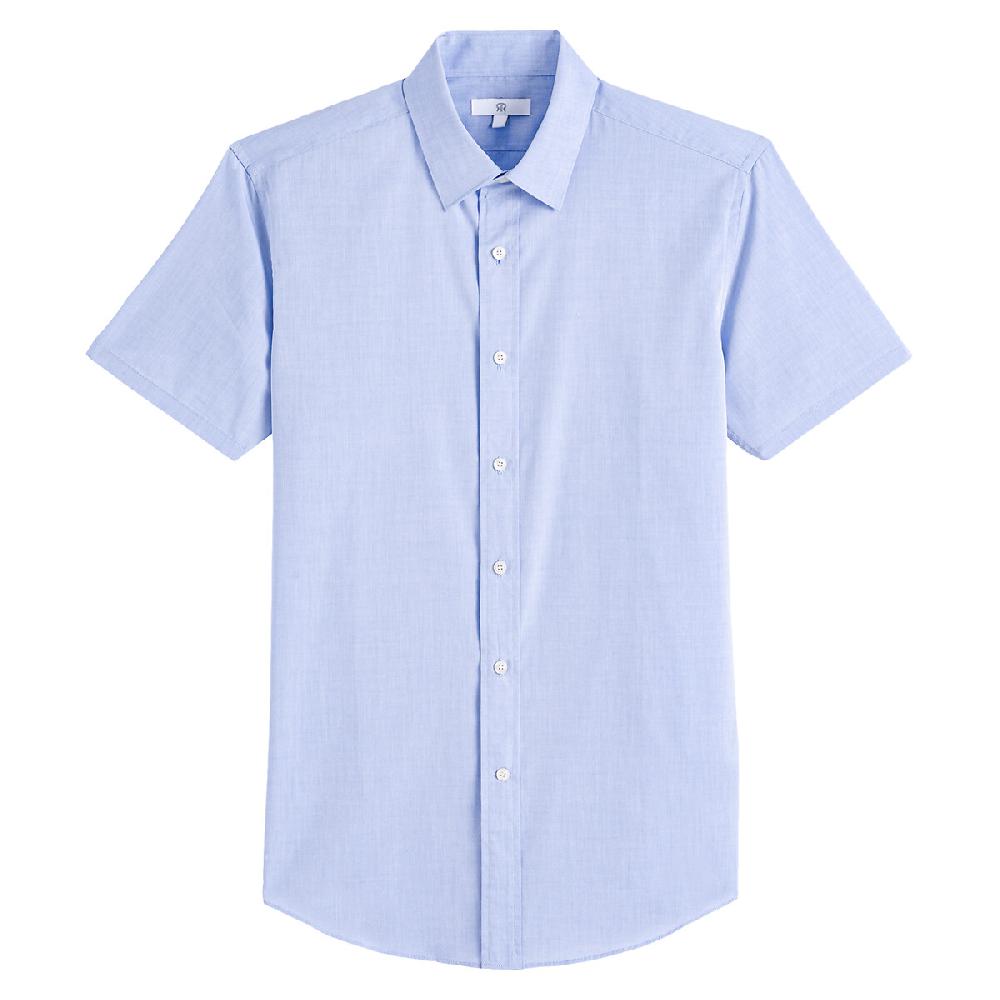 laredoute Kurzärmeliges Hemd aus Popeline Regular-Fit - LA REDOUTE COLLECTIONS Riesige Rabatte
