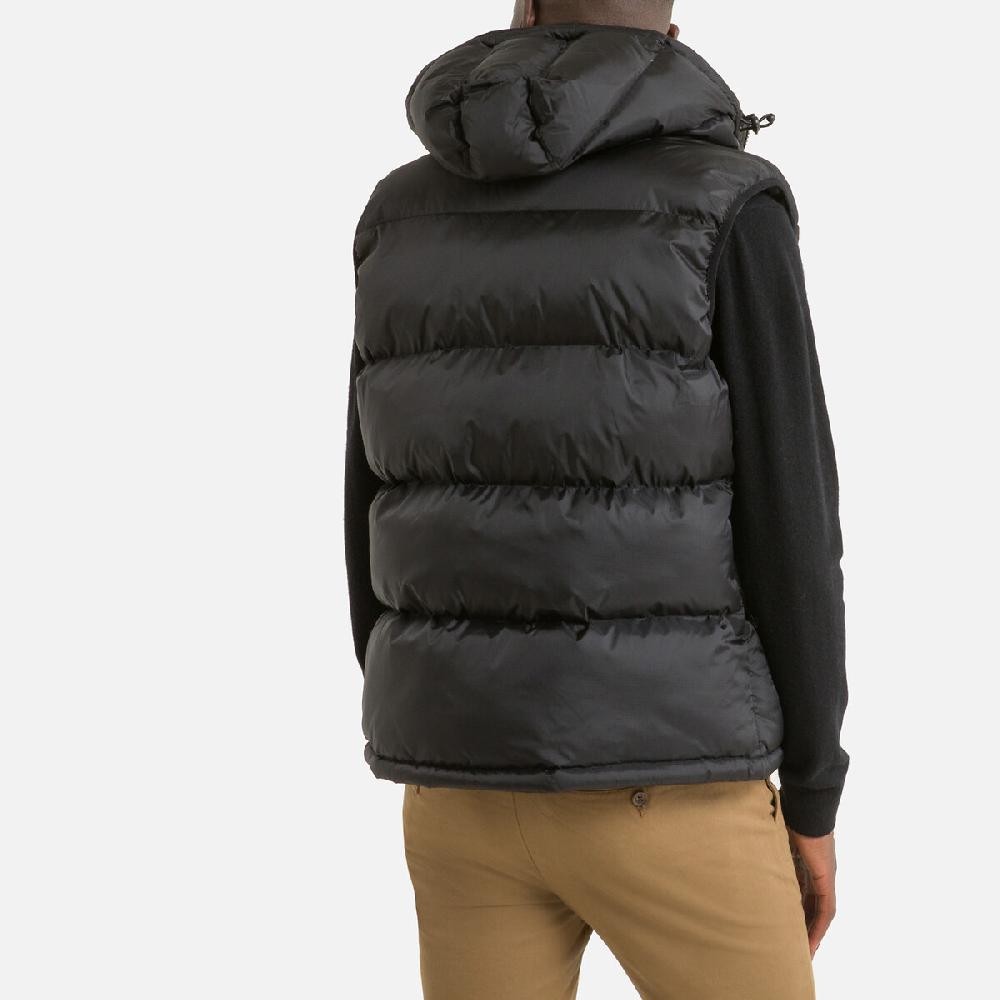 laredoute Ärmelloses Stepp-Gilet Idaho 2V mit Kapuze schwarz SCHOTT Cyber Monday