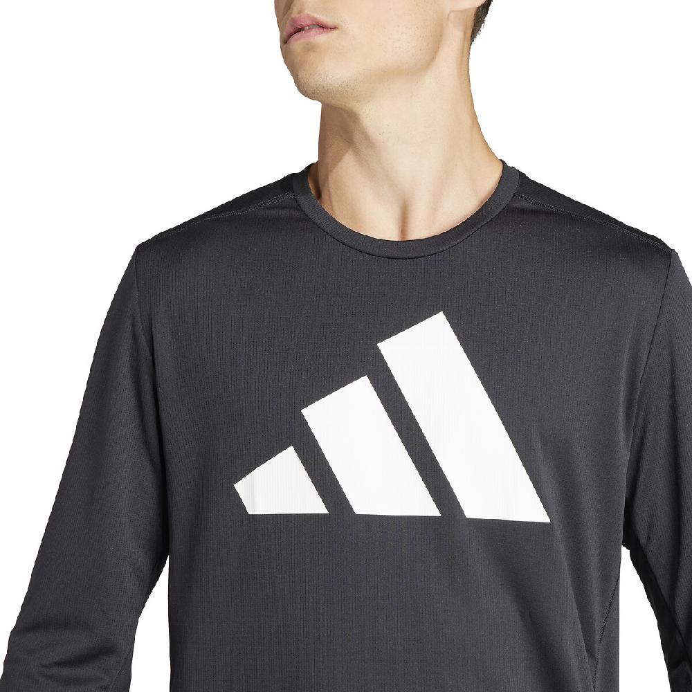 laredoute Langarmshirt mit grossem Logoprint schwarz adidas Performance Jubiläumsangebot