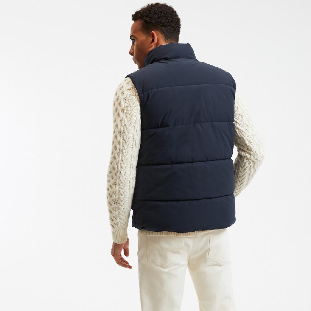laredoute Kurzes Steppgilet für die Übergangszeit Stehkragen dark navy LA REDOUTE COLLECTIONS Räumungsverkauf