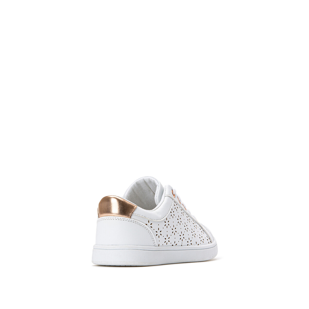 laredoute Sneakers mit Lochmuster Schnürung weiss LA REDOUTE COLLECTIONS Sonderangebote