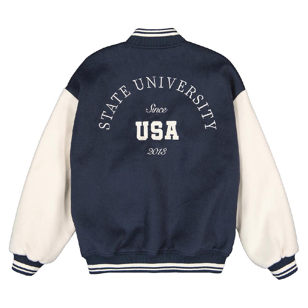 laredoute Jacke im College-Style marine/ecru LA REDOUTE COLLECTIONS Letzte 3 Tage