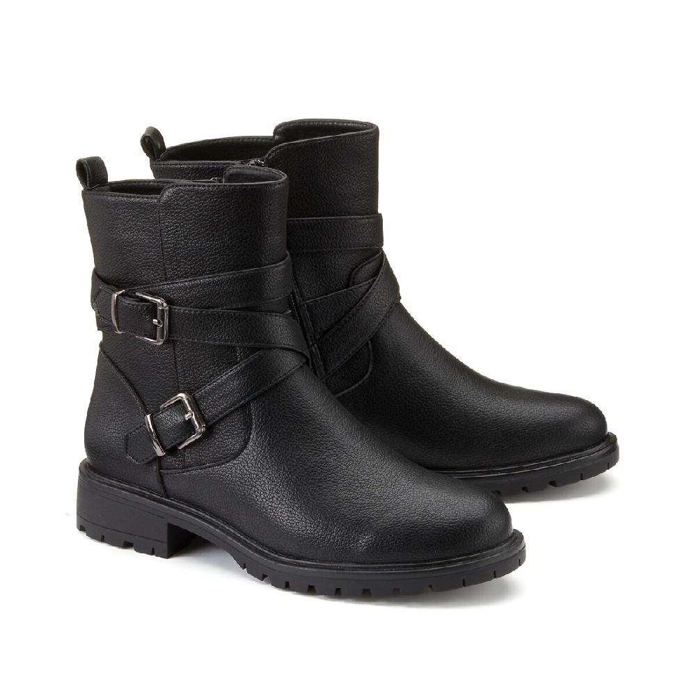 laredoute Boots im Bikerstil Profilsohle schwarz LA REDOUTE COLLECTIONS Letzte 2 Tage
