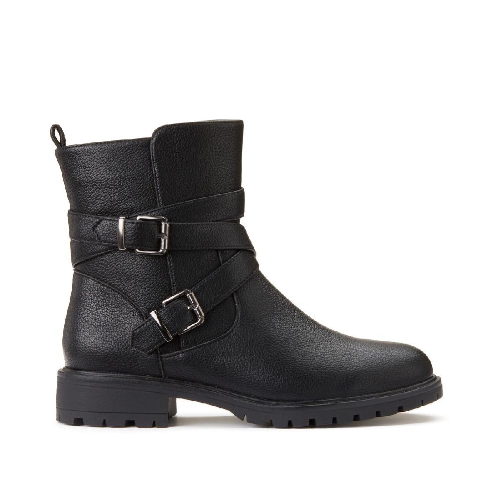 laredoute Boots im Bikerstil Profilsohle schwarz LA REDOUTE COLLECTIONS Letzte 2 Tage