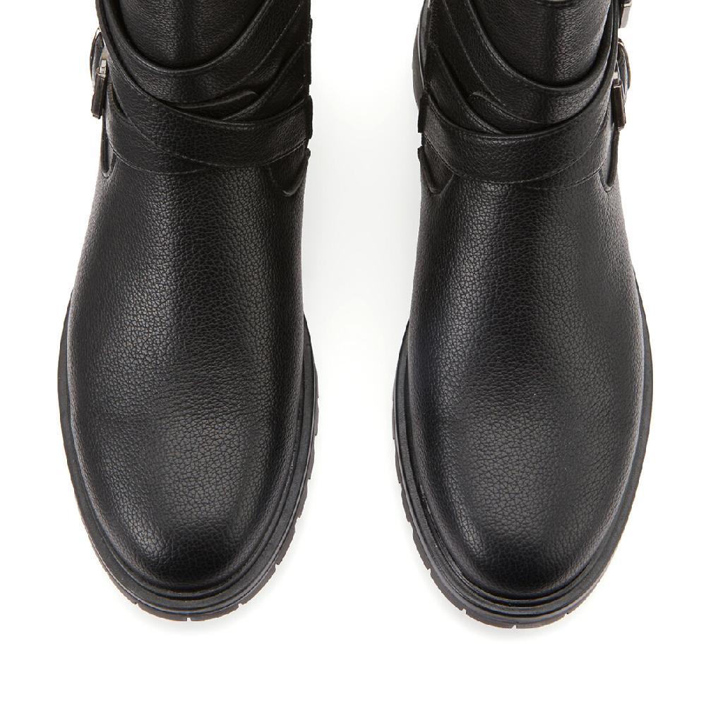 laredoute Boots im Bikerstil Profilsohle schwarz LA REDOUTE COLLECTIONS Letzte 2 Tage