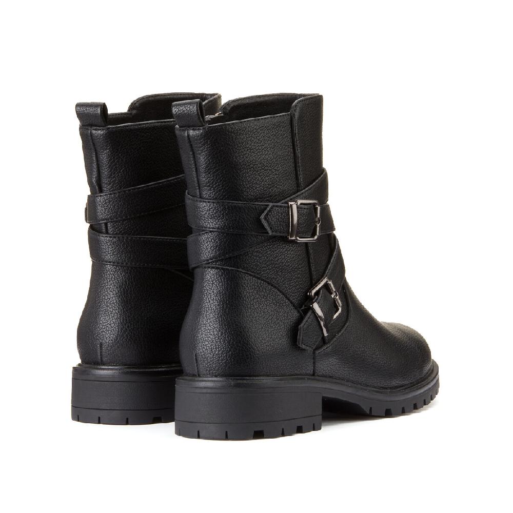 laredoute Boots im Bikerstil Profilsohle schwarz LA REDOUTE COLLECTIONS Letzte 2 Tage