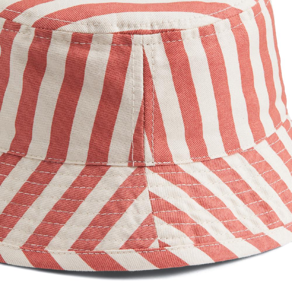 laredoute Gestreifter Bob-Hut aus Baumwolle rosa weiss gestreift LA REDOUTE COLLECTIONS Bis zu 65% Rabatt