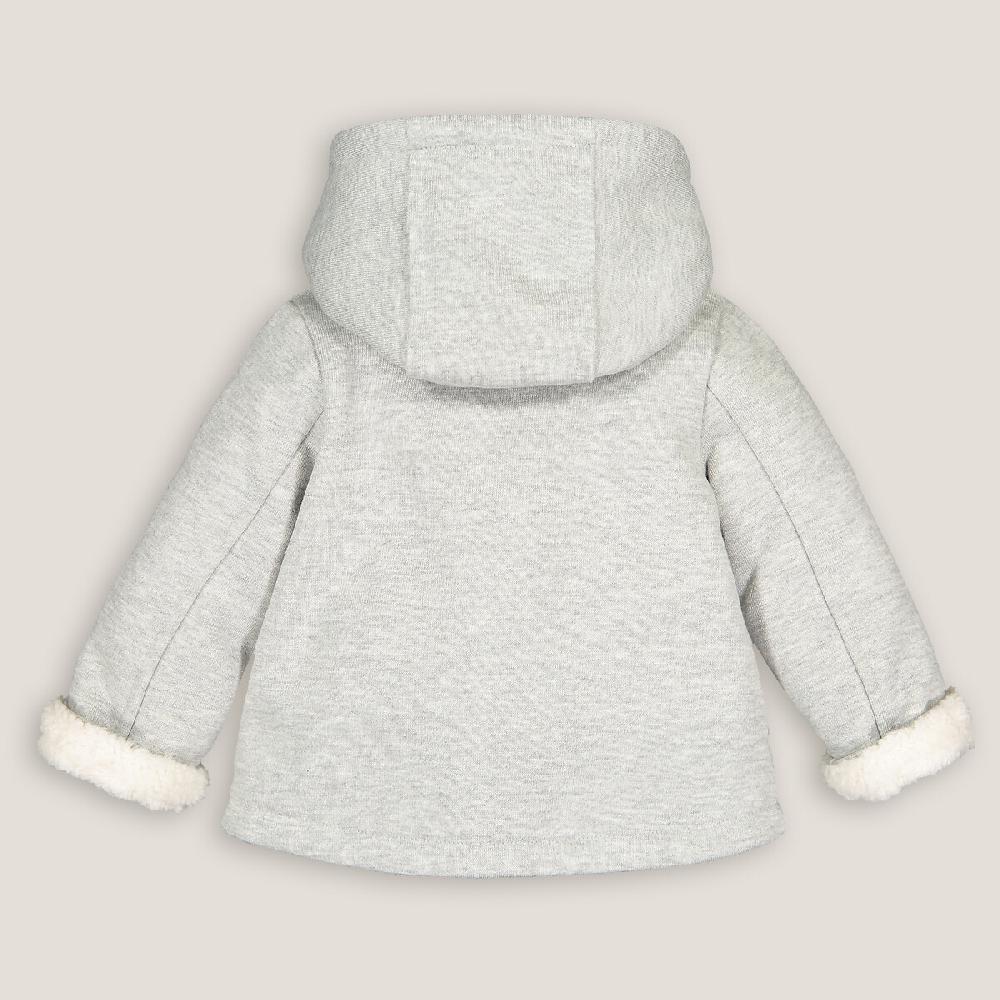 laredoute Winterjacke mit Kapuze grau meliert LA REDOUTE COLLECTIONS Sonderangebot der Fabrik