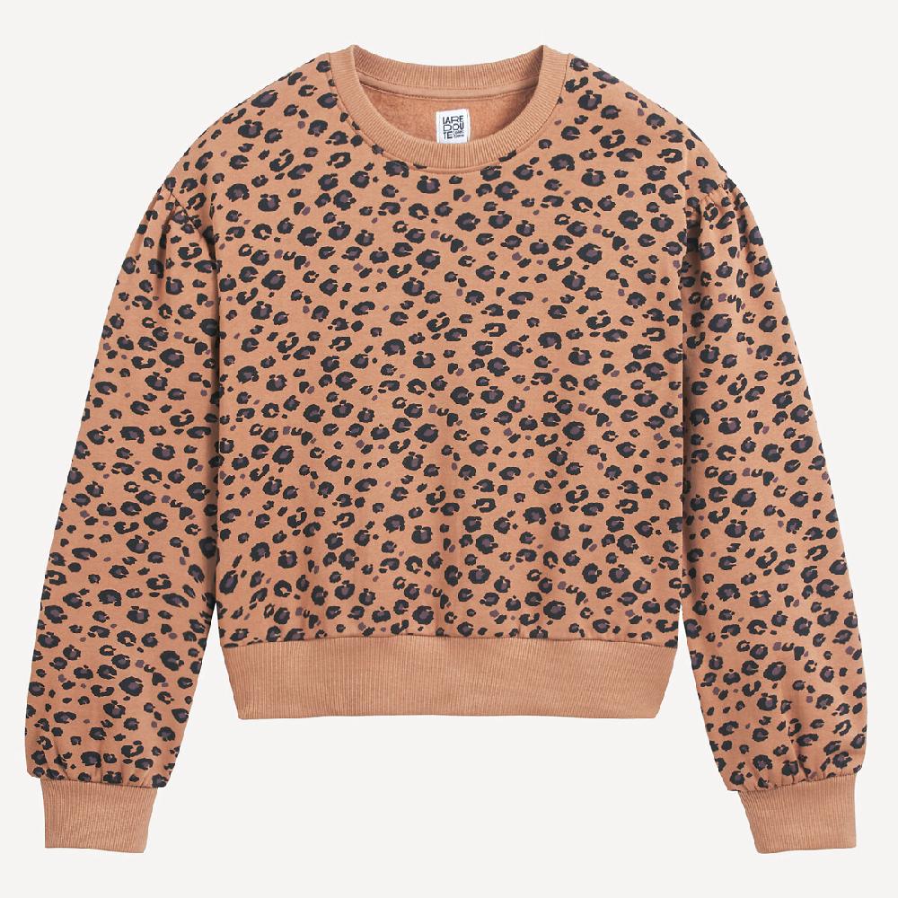 laredoute Sweatshirt mit Animalprint 18 Monate-14 Jahre leopardenmuster LA REDOUTE COLLECTIONS Super Rabatt