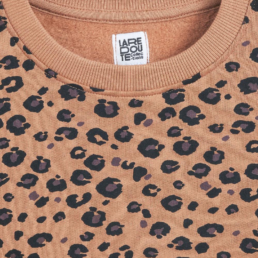 laredoute Sweatshirt mit Animalprint 18 Monate-14 Jahre leopardenmuster LA REDOUTE COLLECTIONS Super Rabatt