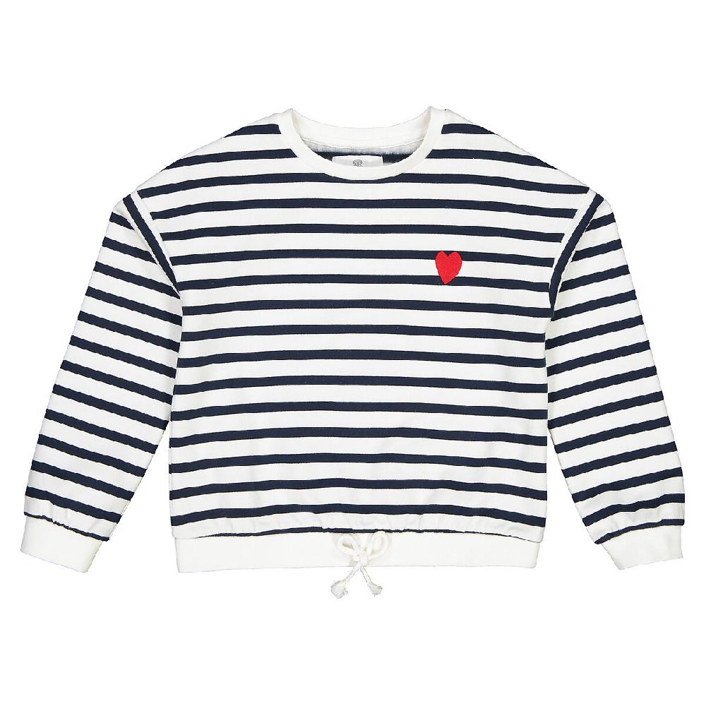 laredoute Gestreiftes Sweatshirt mit rundem Ausschnitt marine gestreift LA REDOUTE COLLECTIONS Begrenzt auf 3 Tage