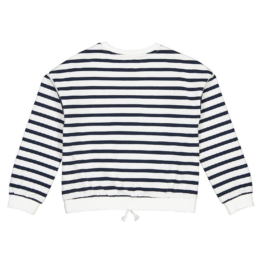 laredoute Gestreiftes Sweatshirt mit rundem Ausschnitt marine gestreift LA REDOUTE COLLECTIONS Begrenzt auf 3 Tage