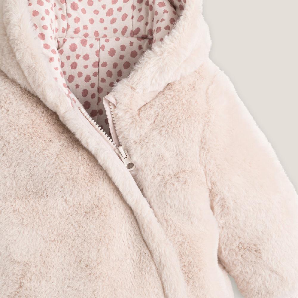 laredoute Kuscheliger Overall mit Kapuze rosa LA REDOUTE COLLECTIONS Black Friday Preise