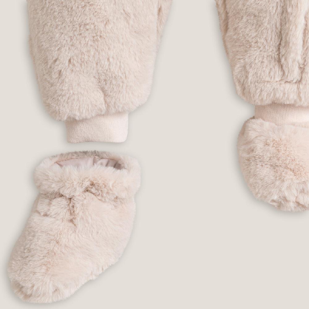 laredoute Kuscheliger Overall mit Kapuze rosa LA REDOUTE COLLECTIONS Black Friday Preise