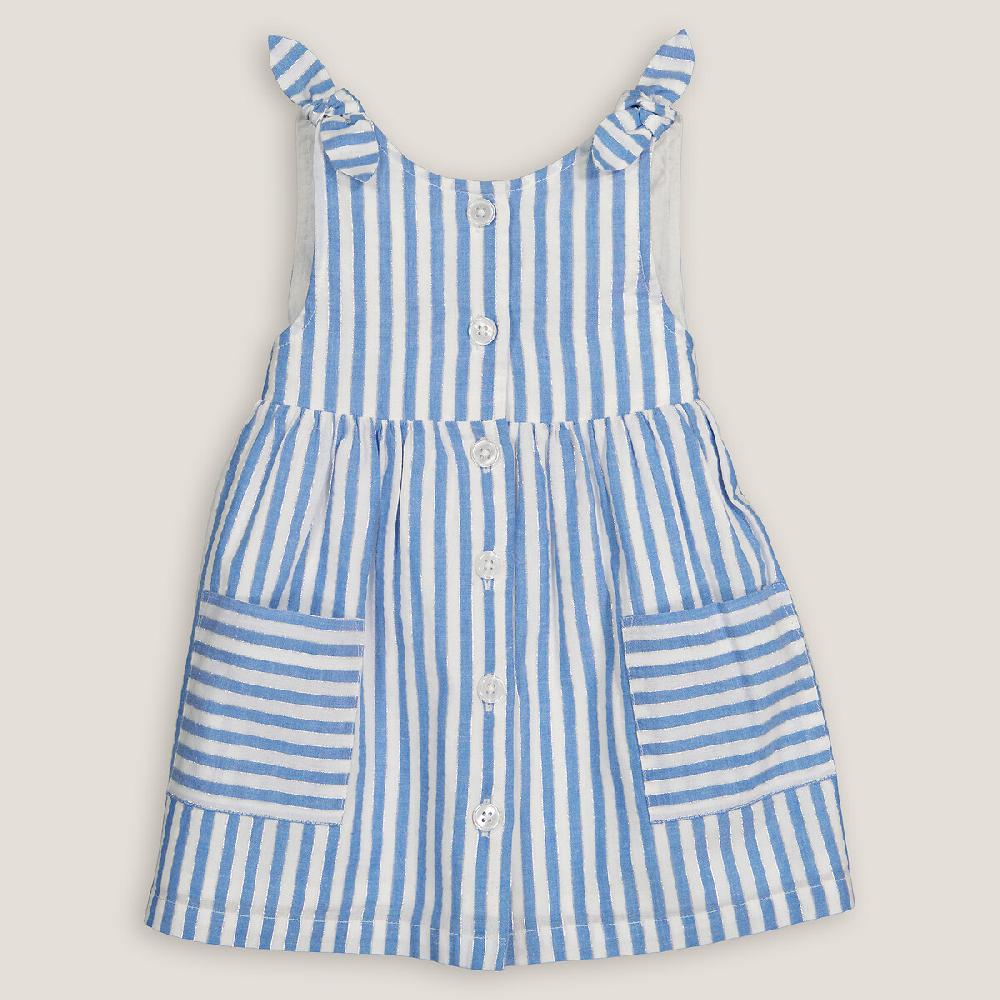 laredoute Kleid ärmellos gestreift blau LA REDOUTE COLLECTIONS Fabrikverkauf
