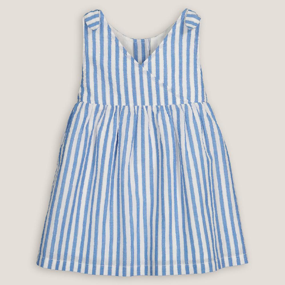 laredoute Kleid ärmellos gestreift blau LA REDOUTE COLLECTIONS Fabrikverkauf