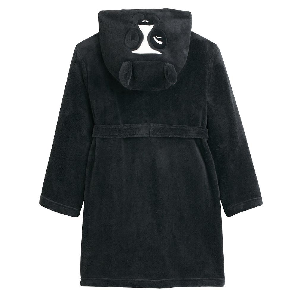 laredoute Morgenmantel mit Panda-Kapuze aus Fleece grau LA REDOUTE COLLECTIONS Blitzverkäufe