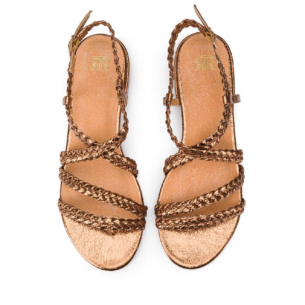 laredoute Geflochtene Sandalen bronzefarben LA REDOUTE COLLECTIONS Kostenloser Versand
