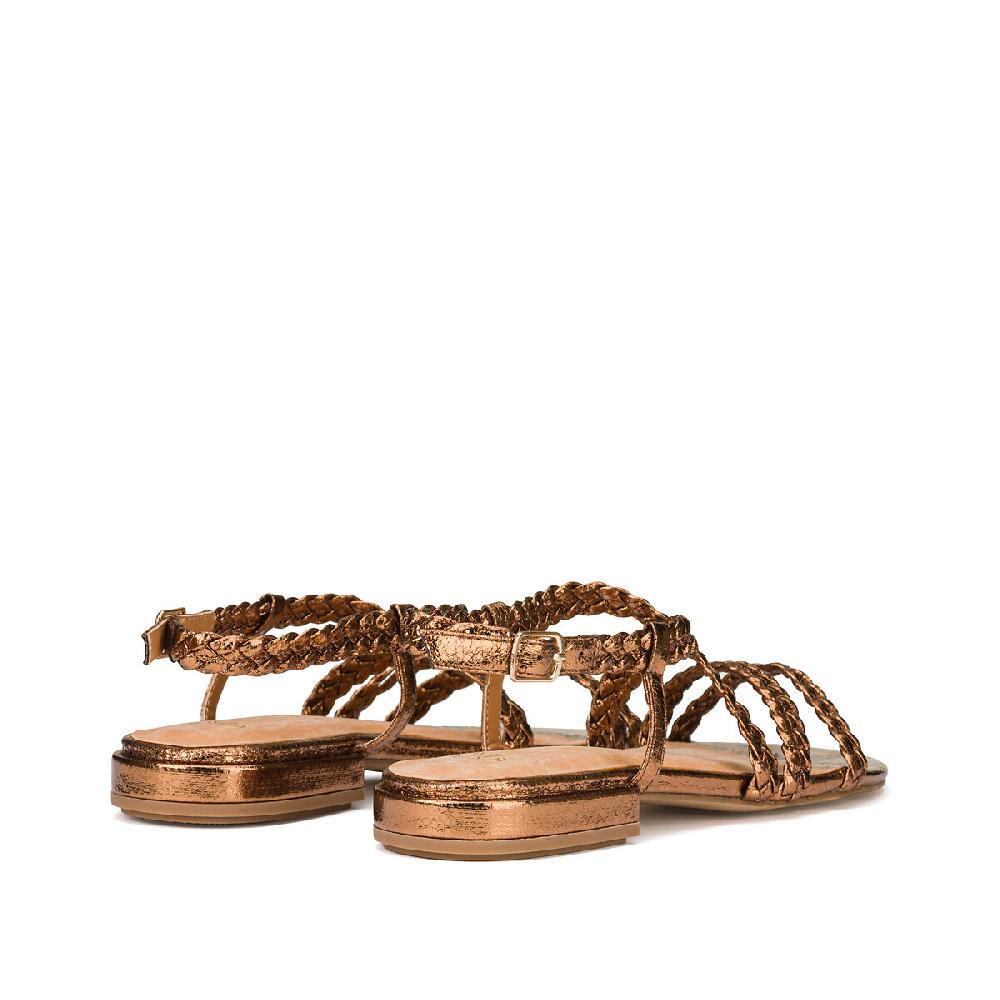 laredoute Geflochtene Sandalen bronzefarben LA REDOUTE COLLECTIONS Kostenloser Versand
