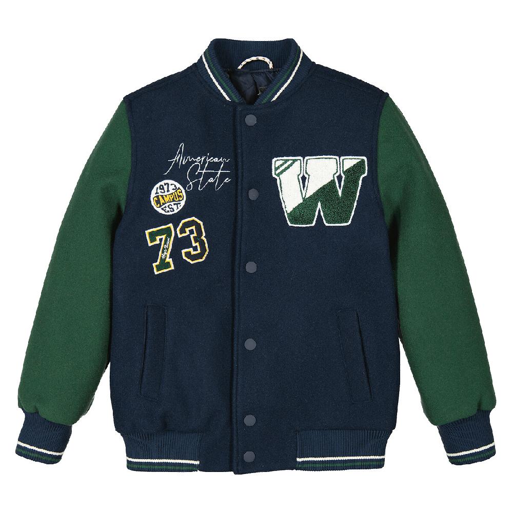 laredoute Jacke im College-Style marine/grün LA REDOUTE COLLECTIONS Sonderangebot