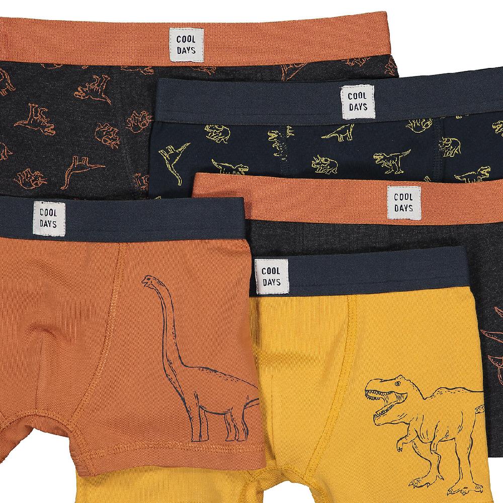 laredoute 5er-Pack Boxerpants "Dinosaurier" bunt LA REDOUTE COLLECTIONS Günstig kaufen