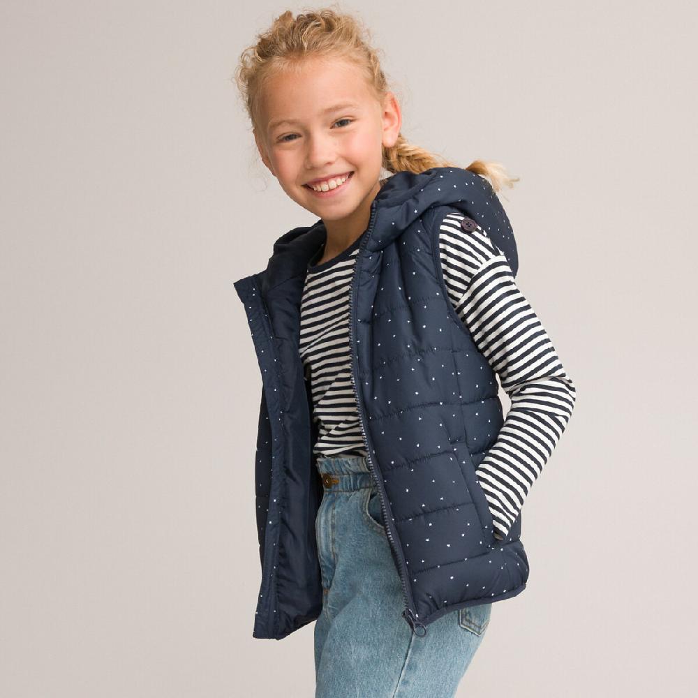 laredoute Steppjacke mit Kapuze Sternenmuster bedruckt LA REDOUTE COLLECTIONS Versandkostenfrei