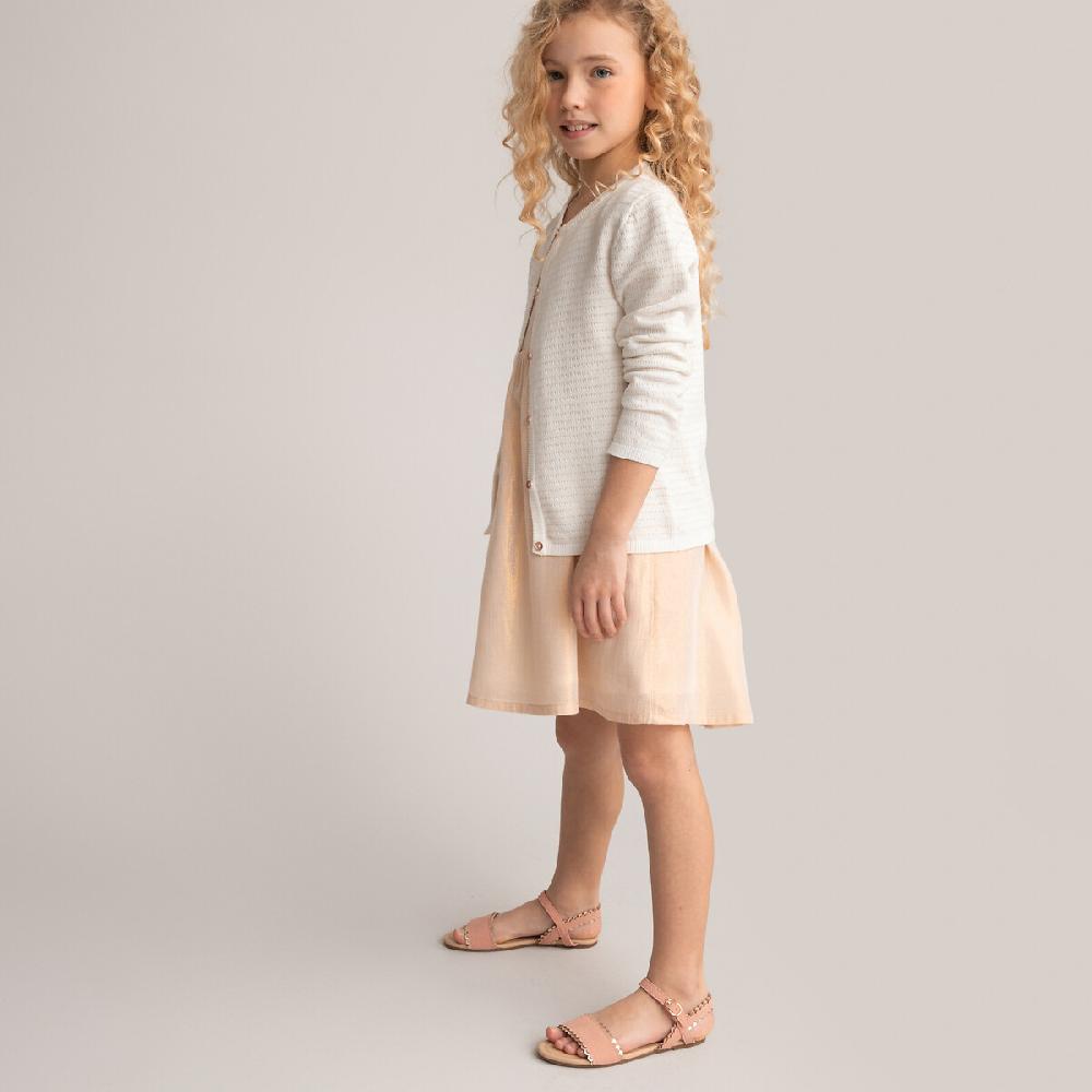 laredoute Feinstrick-Cardigan mit Knöpfen Streifen ecru gestreift LA REDOUTE COLLECTIONS Begrenztes Angebot