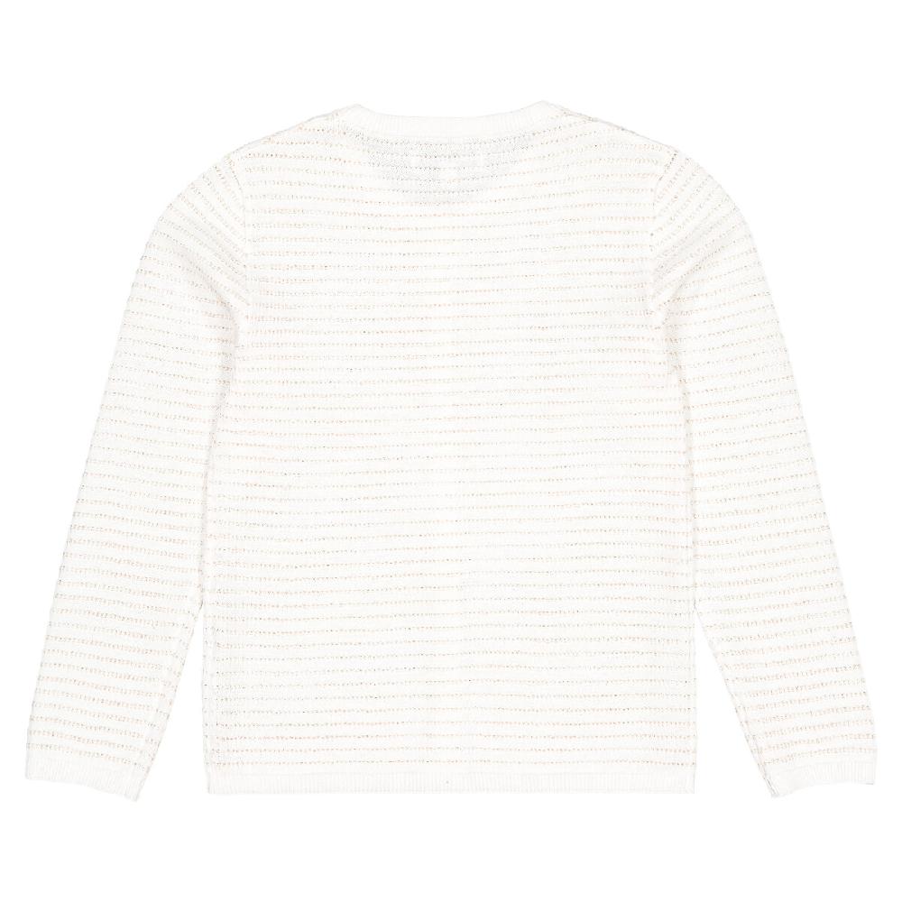 laredoute Feinstrick-Cardigan mit Knöpfen Streifen ecru gestreift LA REDOUTE COLLECTIONS Begrenztes Angebot